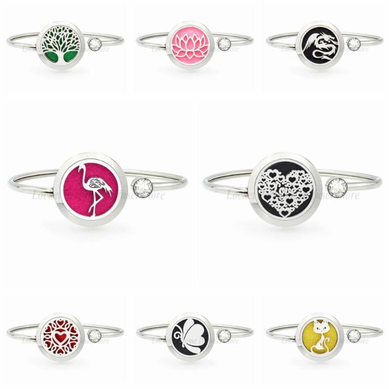 Charm Bracelets Heart Butterfly 25mm 316L Stainless Steel Rotatable Diffuser Bracelet Essential Oil Perfume Bangle Women 10 Pads
Charm Bracelets Heart Butterfly 25mm 316L Stainless Steel Rotatable Diffuser Bracelet Essential Oil Perfume Bangle Women 10 Pads