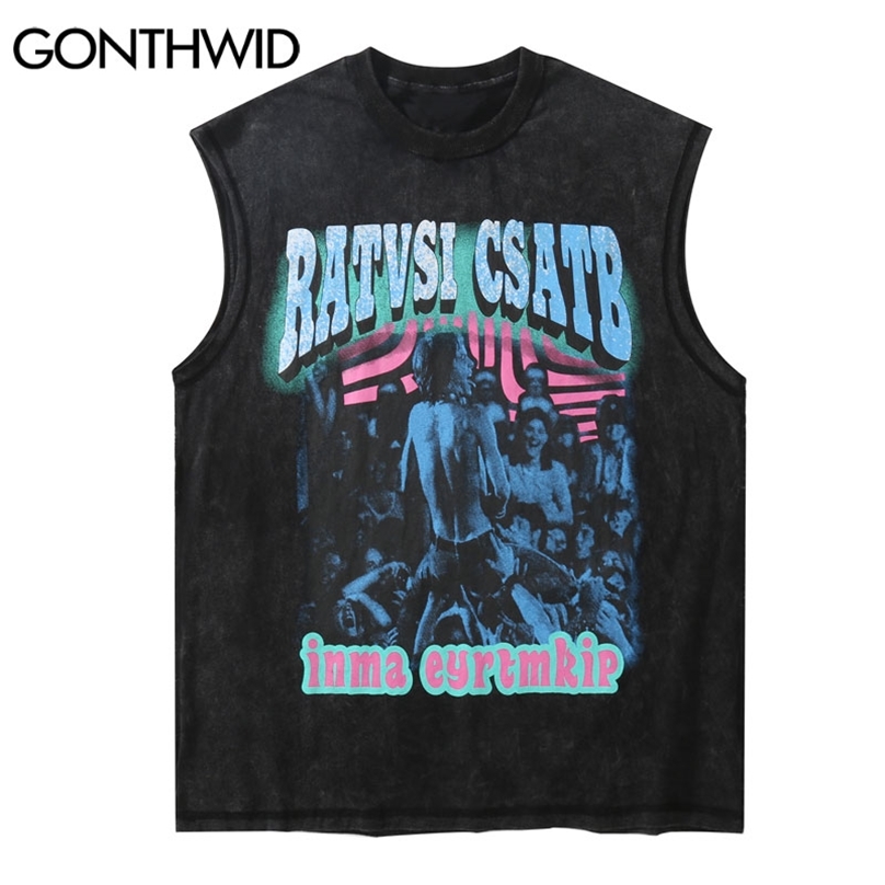 Sleeveless Vest Hip Hop Distressed Poster Punk Rock Gothic Tank Tops Streetwear Mens Harajuku Casual Cotton Tees Shirts 210602, White
Sleeveless Vest Hip Hop Distressed Poster Punk Rock Gothic Tank Tops Streetwear Mens Harajuku Casual Cotton Tees Shirts 210602, White