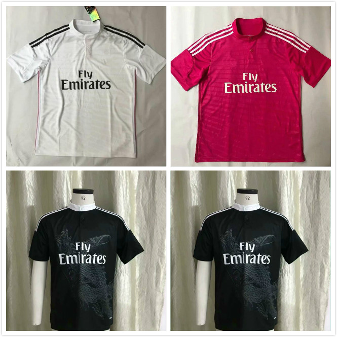 2014 2015 Real Madrid retro soccer jersey 14 15 vintage home white away red third black football shirt Chinese dragon Ronaldo Benzema Bale, Retro 2014 2015
2014 2015 Real Madrid retro soccer jersey 14 15 vintage home white away red third black football shirt Chinese dragon Ronaldo Benzema Bale, Retro 2014 2015