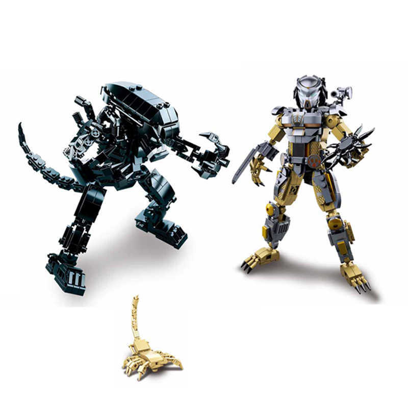 Alien Predator Robot War Movie Model Classic Model DIY Creative Construction Bricks Educational For Children Toys For Kids Gift H0917
Alien Predator Robot War Movie Model Classic Model DIY Creative Construction Bricks Educational For Children Toys For Kids Gift H0917