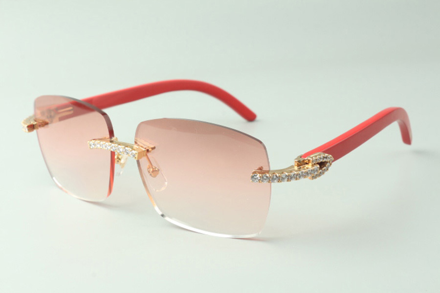 Direct sales endless diamond sunglasses 3524025 with red wooden temples designer glasses, size: 18-135 mm
Direct sales endless diamond sunglasses 3524025 with red wooden temples designer glasses, size: 18-135 mm