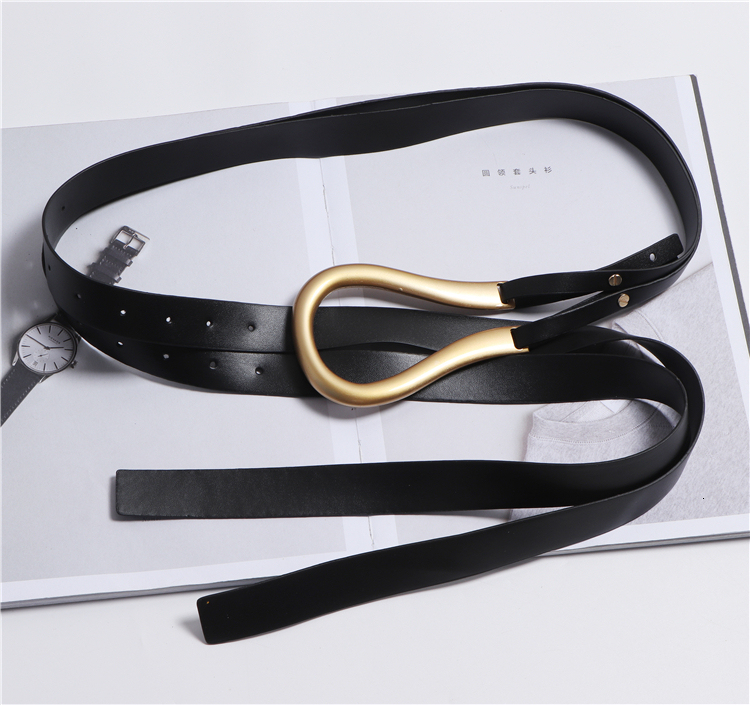 Jeans Women Belt Fashion Design Women Buckle Waist Belts Leather Strap High Quality Cummerbund Waistband for Girl Dress SW232 Y191130