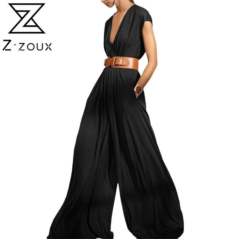 Women Jumpsuit Temperament Rompers Womens Sleeveless Wide Leg Loose Plus Size Summer s Black 210524
Women Jumpsuit Temperament Rompers Womens Sleeveless Wide Leg Loose Plus Size Summer s Black 210524