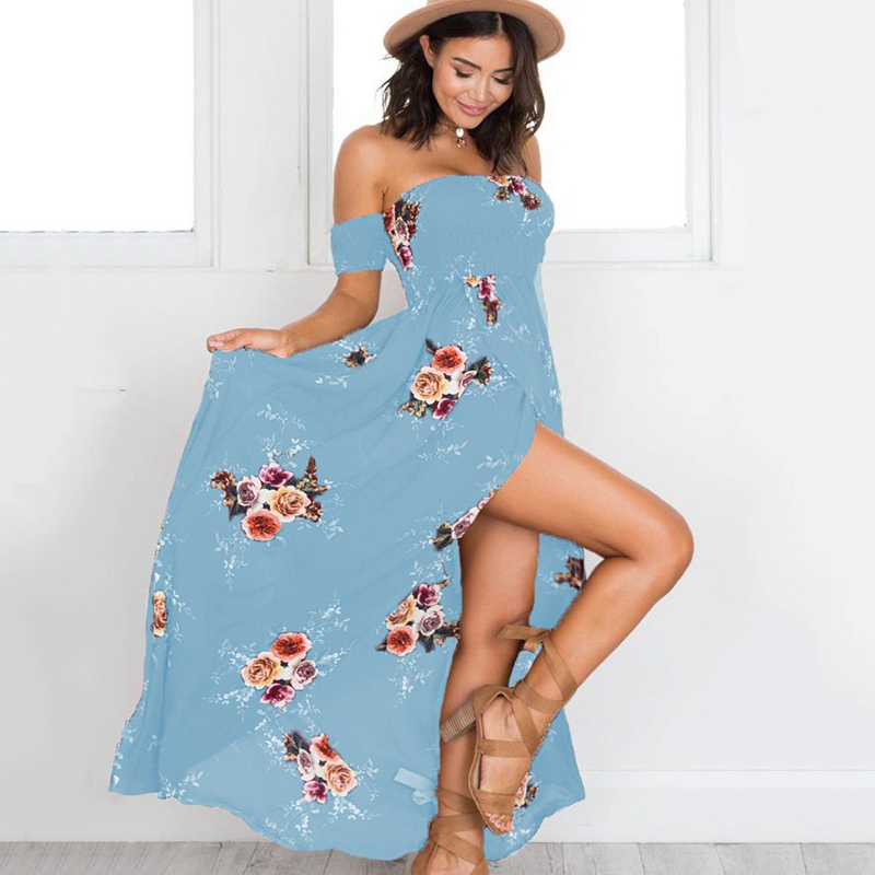 2021women boho off shoulder long dresses floral printed maxi dress summer beach vintage chiffon strapless dresses vestidos female, Black;gray
2021women boho off shoulder long dresses floral printed maxi dress summer beach vintage chiffon strapless dresses vestidos female, Black;gray