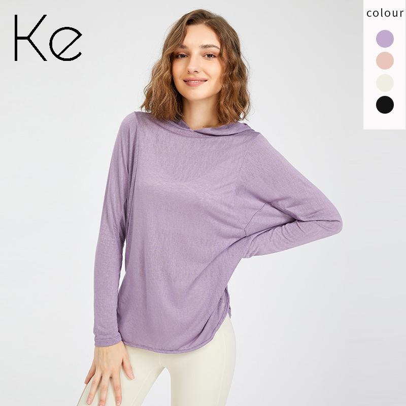 Gym Clothing KE 2021 Autumn And Winter Yoga Clothes Women's Top Long-sleeved T-shirt Sports Fitness Running Loose Casual Hat Blouse, White;black
Gym Clothing KE 2021 Autumn And Winter Yoga Clothes Women's Top Long-sleeved T-shirt Sports Fitness Running Loose Casual Hat Blouse, White;black