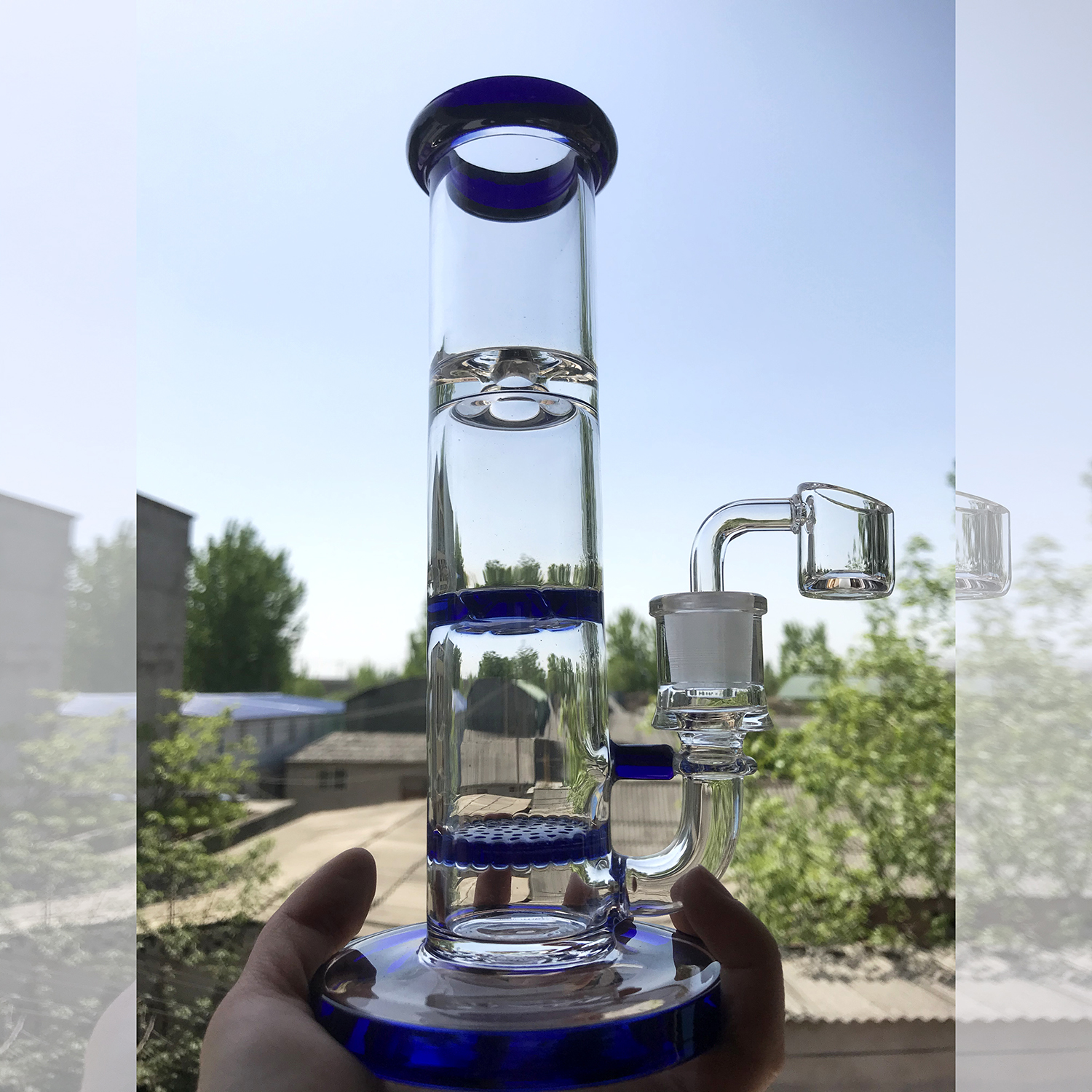 Liya hookahs high quantity thick heady Beaker Percolator Bong water pipes bubbler 14.5mm joint smoke pipe
Liya hookahs high quantity thick heady Beaker Percolator Bong water pipes bubbler 14.5mm joint smoke pipe