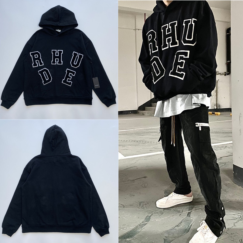 2021 Embroidered Logo Rhude Hoodie Men Women 11 High Quality Flocking Letter Sweatshirts Oversize Pullovers Hooded, F390
2021 Embroidered Logo Rhude Hoodie Men Women 11 High Quality Flocking Letter Sweatshirts Oversize Pullovers Hooded, F390