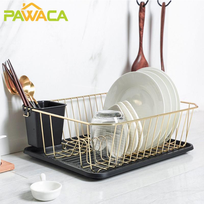 Stainless Steel Dish Drainer With Drip Tray Storage Box Sink Drying Rack Plate Shelf Knife Fork Container Cutlery Holder Kitchen & Organizat
Stainless Steel Dish Drainer With Drip Tray Storage Box Sink Drying Rack Plate Shelf Knife Fork Container Cutlery Holder Kitchen & Organizat