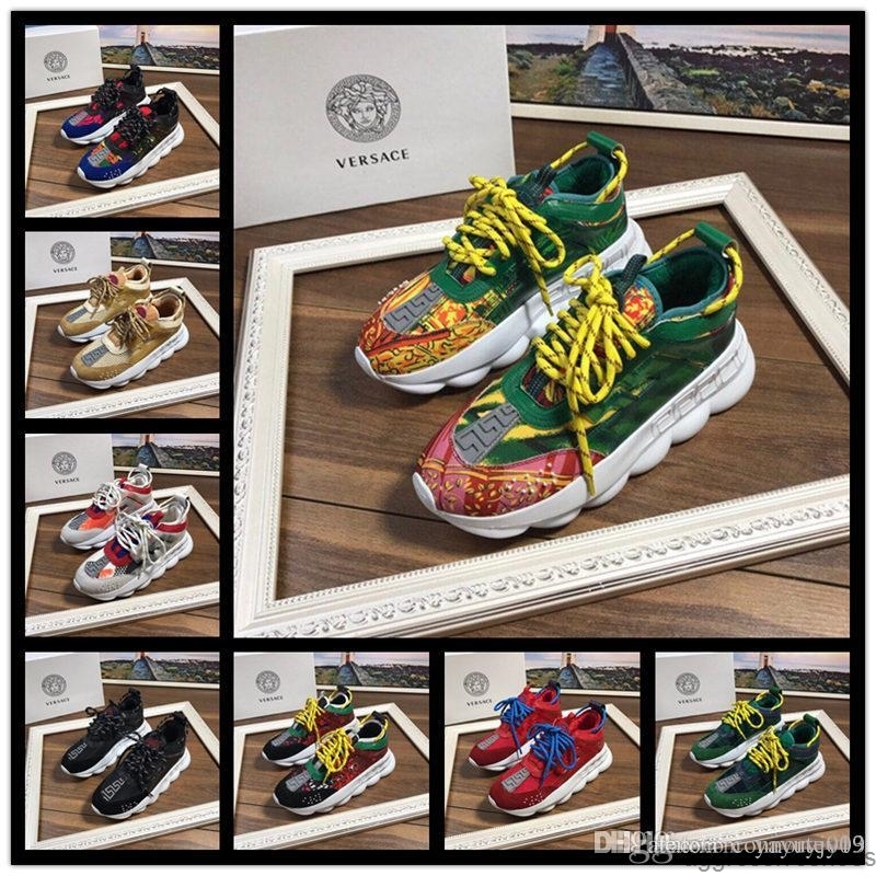 Italy New Luxury chain reaction Casual Ladies Designer Shoes Mens Womens Fashion District Medusa Link-Embossed Sole Trainer, Style 01
Italy New Luxury chain reaction Casual Ladies Designer Shoes Mens Womens Fashion District Medusa Link-Embossed Sole Trainer, Style 01