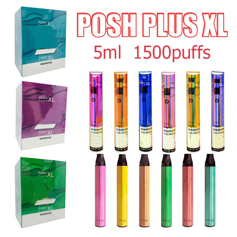 Posh Plus XL Disposable Vape Pen E Cigarette Kit 1500 Puffs 650mAh Power Battery 5ml Pod Prefilled Vapors Device
Posh Plus XL Disposable Vape Pen E Cigarette Kit 1500 Puffs 650mAh Power Battery 5ml Pod Prefilled Vapors Device