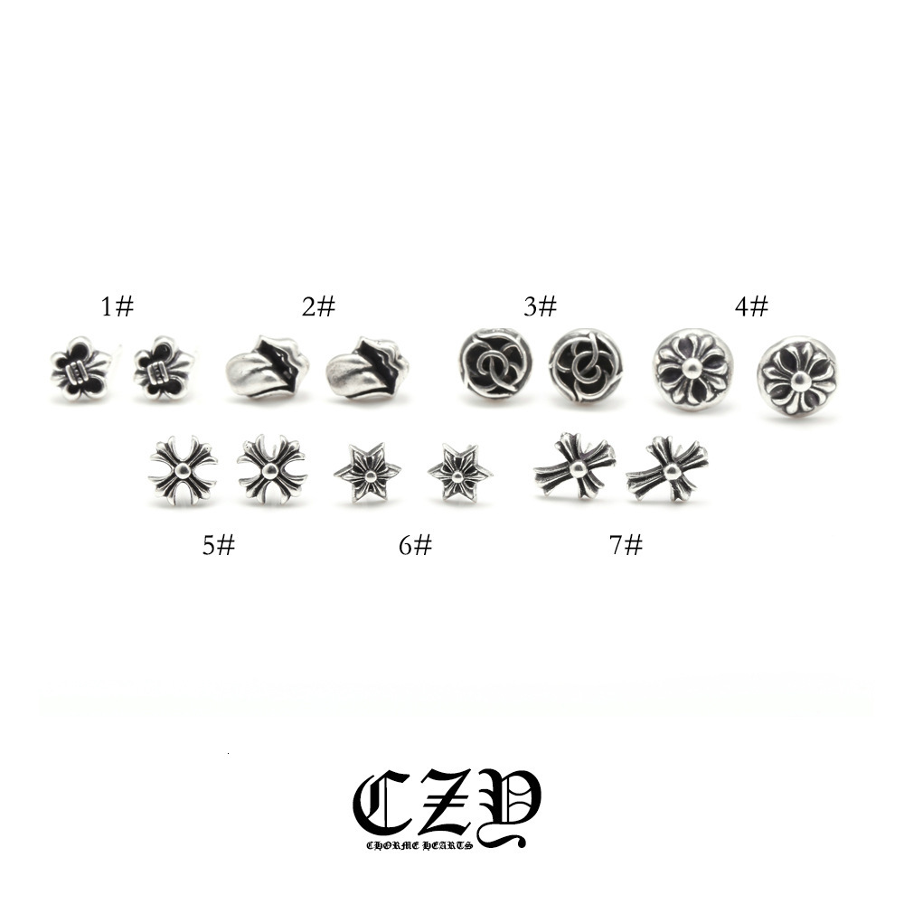 studs earrings mini small cross six pointed star children's military flower rolling stone tongue simple and versatile men women 925 sil, Golden;silver
studs earrings mini small cross six pointed star children's military flower rolling stone tongue simple and versatile men women 925 sil, Golden;silver