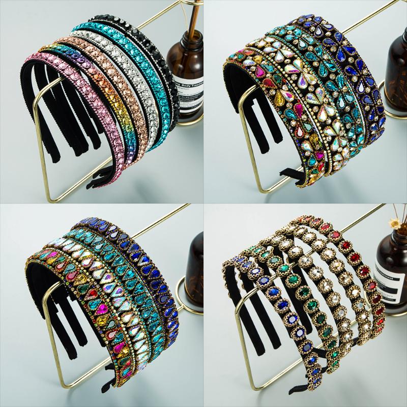Hair Clips & Barrettes 2021 Baroque Style Crystal Headband Colorful Rhinestone Headwear Wedding Bride Women's Accessories Hairband For Jewel
Hair Clips & Barrettes 2021 Baroque Style Crystal Headband Colorful Rhinestone Headwear Wedding Bride Women's Accessories Hairband For Jewel
