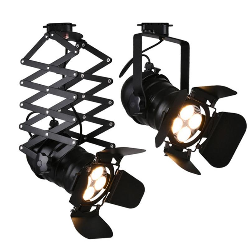 Track Lights 30W Vintage Industrial LED Light With Barn Door Flippers Stage Clothing Store Mall Shop COB Spotlight
Track Lights 30W Vintage Industrial LED Light With Barn Door Flippers Stage Clothing Store Mall Shop COB Spotlight