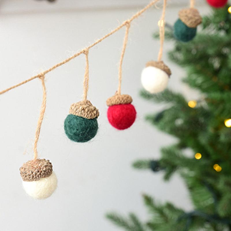 Christmas Decorations 5PCS Wool Felt Pine Cones Pandent Tree Decor Colorful Xmas Hanging Home Ornaments Cute DIY Holiday Party
Christmas Decorations 5PCS Wool Felt Pine Cones Pandent Tree Decor Colorful Xmas Hanging Home Ornaments Cute DIY Holiday Party