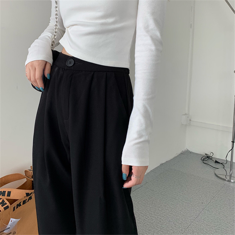 Elegant Work Wear Formal High Waist Harem Pants Women Bottom Autumn OL Solid Fashion Casual Suit Trousers Female 210421