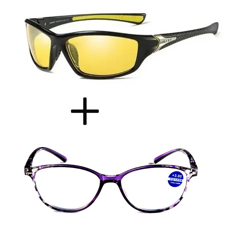Sunglasses 2Pcs!!! Anti Blu Light Purple Comfortable Frame Ultralight Reading Glasses For Women Ladies And Sports Polarized
Sunglasses 2Pcs!!! Anti Blu Light Purple Comfortable Frame Ultralight Reading Glasses For Women Ladies And Sports Polarized