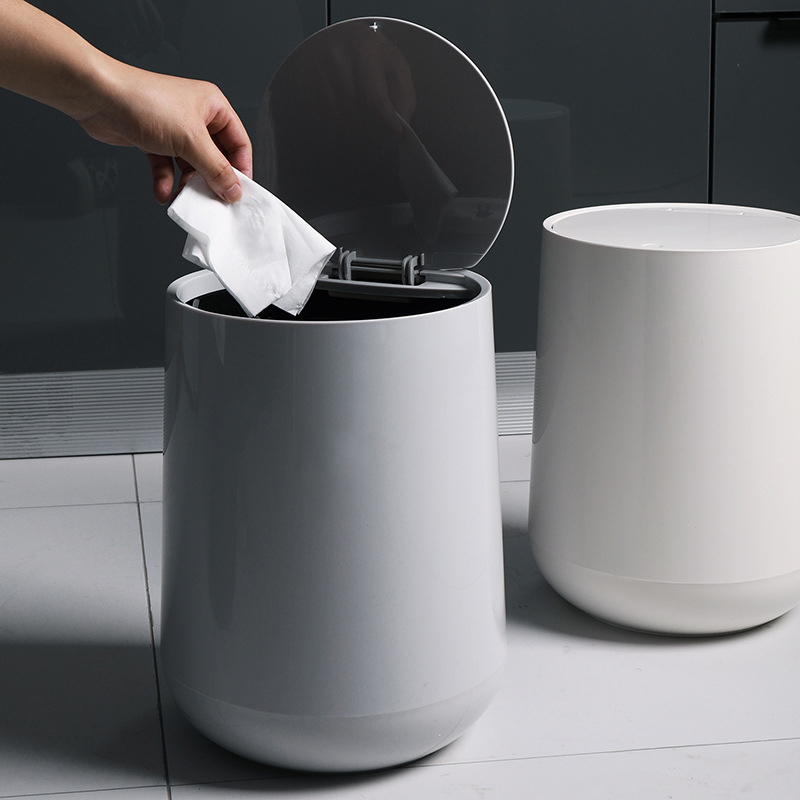 

Trash Cans For The Kitchen Bathroom Wc Garbage Cassification Rubbish Bin Dustbin Bucket Press-Type Waste Bin Garbage Bucket