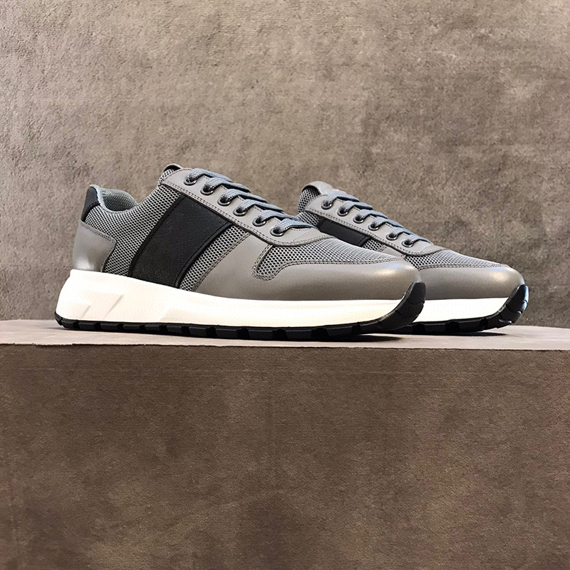 Luxurys Designers Men Shoes Prax 01 Leather And Technical Fabric Sneakers Calfskin Vintage Mesh Runner Trainers with box 296, Sock
Luxurys Designers Men Shoes Prax 01 Leather And Technical Fabric Sneakers Calfskin Vintage Mesh Runner Trainers with box 296, Sock