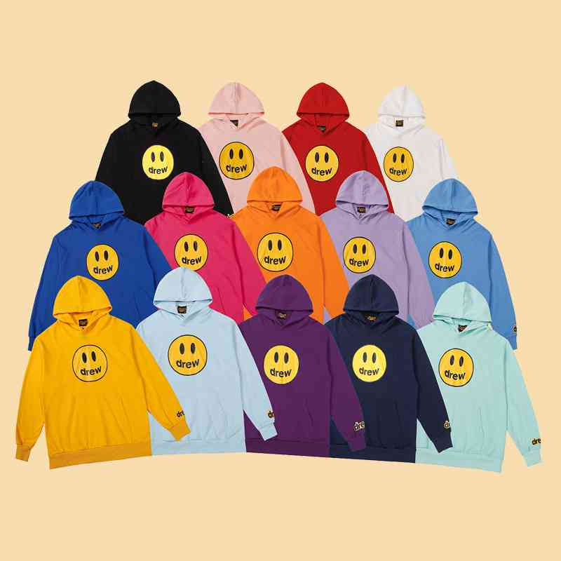 Drew smiling face Justin Bieber tide brand loose high street couple men and women hooded Pullover new net red is sweater, White
Drew smiling face Justin Bieber tide brand loose high street couple men and women hooded Pullover new net red is sweater, White