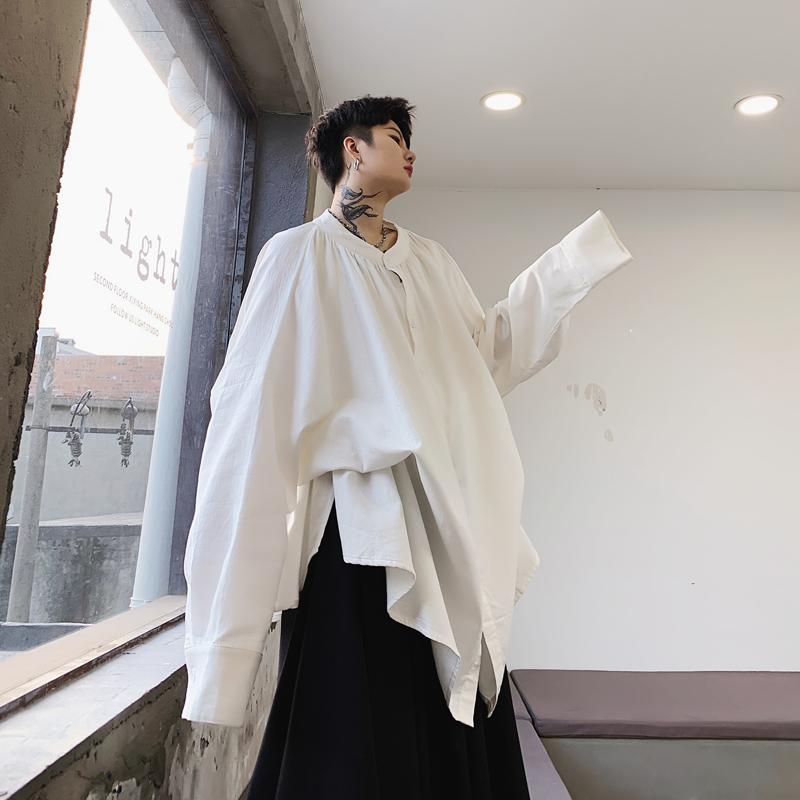 Men's Casual Shirts Male Women Streetwear Japan Kimono Vintage Long Style Dress Men Oversize Bat Sleeve Loose White Shirt, N1592
Men's Casual Shirts Male Women Streetwear Japan Kimono Vintage Long Style Dress Men Oversize Bat Sleeve Loose White Shirt, N1592