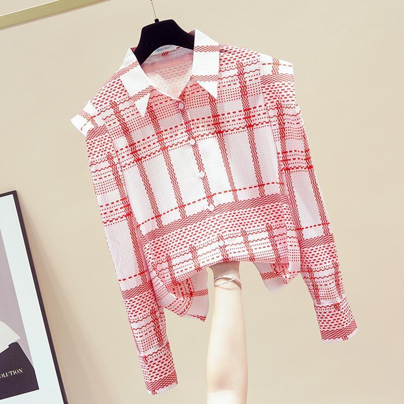 Women' Blouses & Shirts Women 2021 Autumn Fashion Oversized Vintage Long Puff Sleeve Loose Female Chic Plaid Turn Down Collar Tops T19, Pink
Women' Blouses & Shirts Women 2021 Autumn Fashion Oversized Vintage Long Puff Sleeve Loose Female Chic Plaid Turn Down Collar Tops T19, Pink