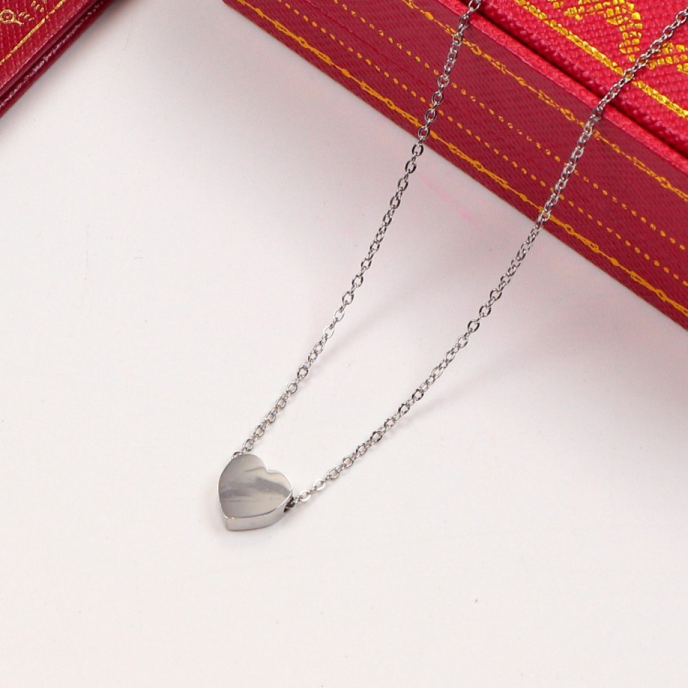 2021 never fade classic Design necklace heart love letter 316L stainless steel women wedding jewelry wholesale, Silver
2021 never fade classic Design necklace heart love letter 316L stainless steel women wedding jewelry wholesale, Silver