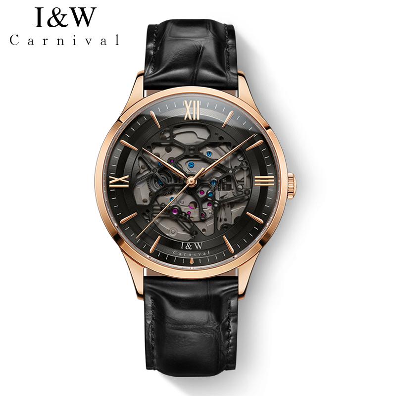 Wristwatches CARNIVAL Fashion Mens Watches Top Waterproof Sport Automatic Mechanical Wrist Watch Men Clock Male Reloj Hombre, Silver gray
Wristwatches CARNIVAL Fashion Mens Watches Top Waterproof Sport Automatic Mechanical Wrist Watch Men Clock Male Reloj Hombre, Silver gray