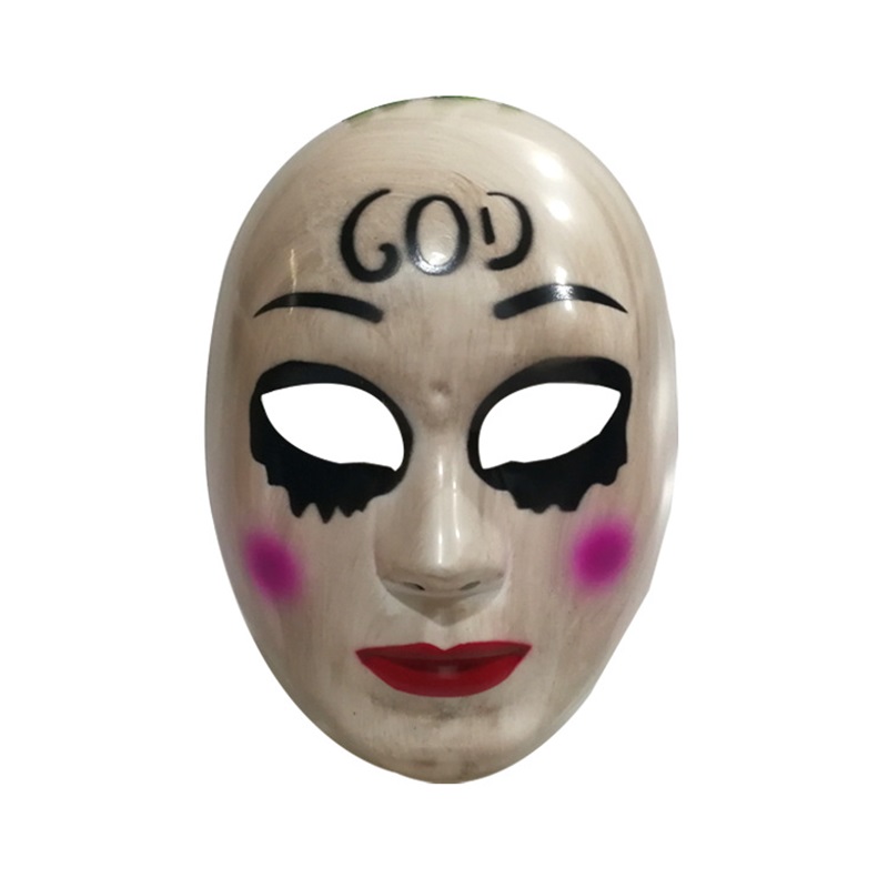 Halloween Purge Mask God Cross Scary Masks Cosplay Party Prop Collection Full Face Creepy Horror Movie Masque 1058 B3
Halloween Purge Mask God Cross Scary Masks Cosplay Party Prop Collection Full Face Creepy Horror Movie Masque 1058 B3