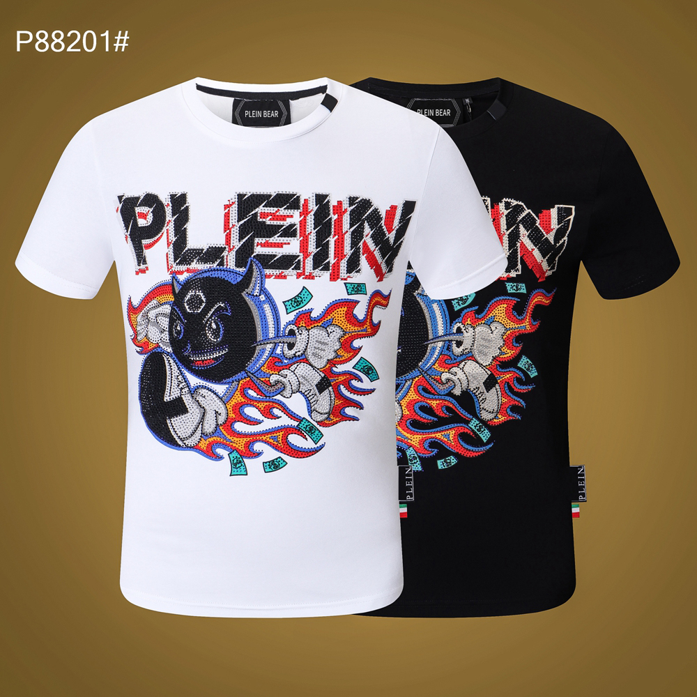 PLEIN BEAR T SHIRT Mens Designer Tshirts Brand Clothing Rhinestone Skull Men T-shirts Classical High Quality Hip Hop Streetwear Tshirt Casual Top Tees PB 11291, Black
PLEIN BEAR T SHIRT Mens Designer Tshirts Brand Clothing Rhinestone Skull Men T-shirts Classical High Quality Hip Hop Streetwear Tshirt Casual Top Tees PB 11291, Black