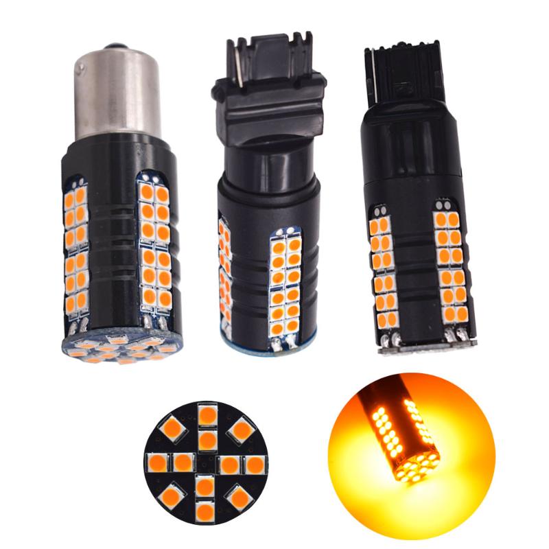 Car Headlights 2Pcs P21W S25 1156 BA15S T20 3156 7440 60 SMD 3030 LED Canbus Turn Signal Lamp Light Retrofit External Bulb 12V Amber
Car Headlights 2Pcs P21W S25 1156 BA15S T20 3156 7440 60 SMD 3030 LED Canbus Turn Signal Lamp Light Retrofit External Bulb 12V Amber