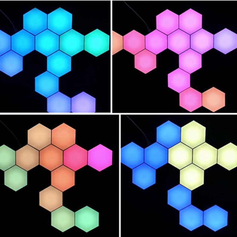 Powered RF Remote Touch Sensitive Control Led Wall Lamp Hexagon Modular Honeycomb Panel Lamps Bedroom Helios Light
Powered RF Remote Touch Sensitive Control Led Wall Lamp Hexagon Modular Honeycomb Panel Lamps Bedroom Helios Light