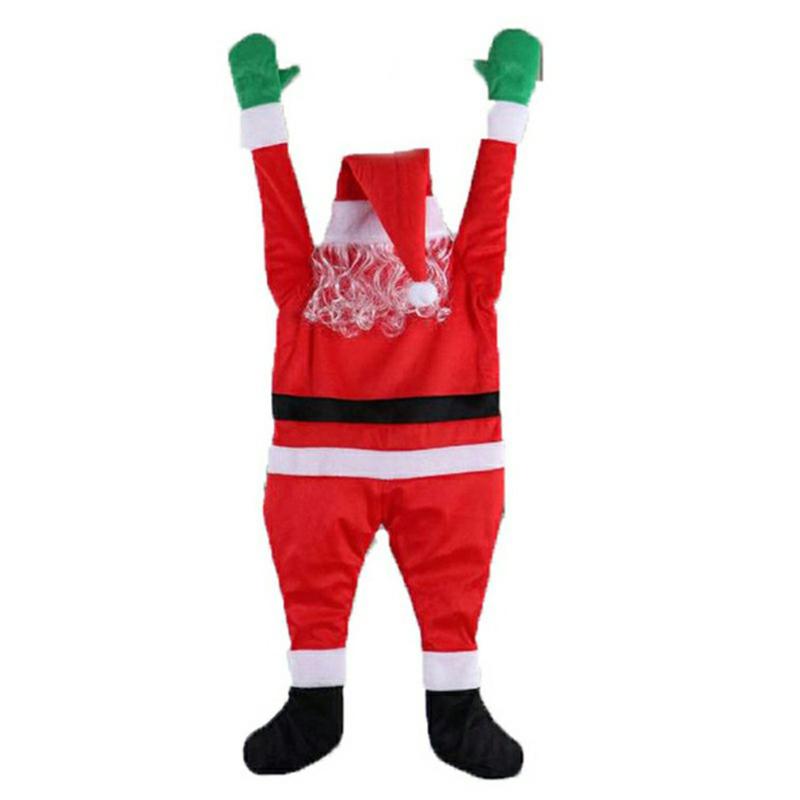 Christmas Decorations Santa Outfit Clothes Velvet Romper With Long Tail Claus Hat For Tree Party Door Wall Decoration
Christmas Decorations Santa Outfit Clothes Velvet Romper With Long Tail Claus Hat For Tree Party Door Wall Decoration