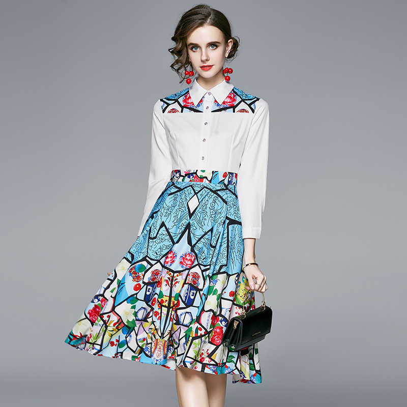 Fashion Women Print Patchwork Party Dress Elegant Sexy Autumn Ladies Collect Waist Big Swing Long Sleeve Dresses Vestidos 210525, White
Fashion Women Print Patchwork Party Dress Elegant Sexy Autumn Ladies Collect Waist Big Swing Long Sleeve Dresses Vestidos 210525, White