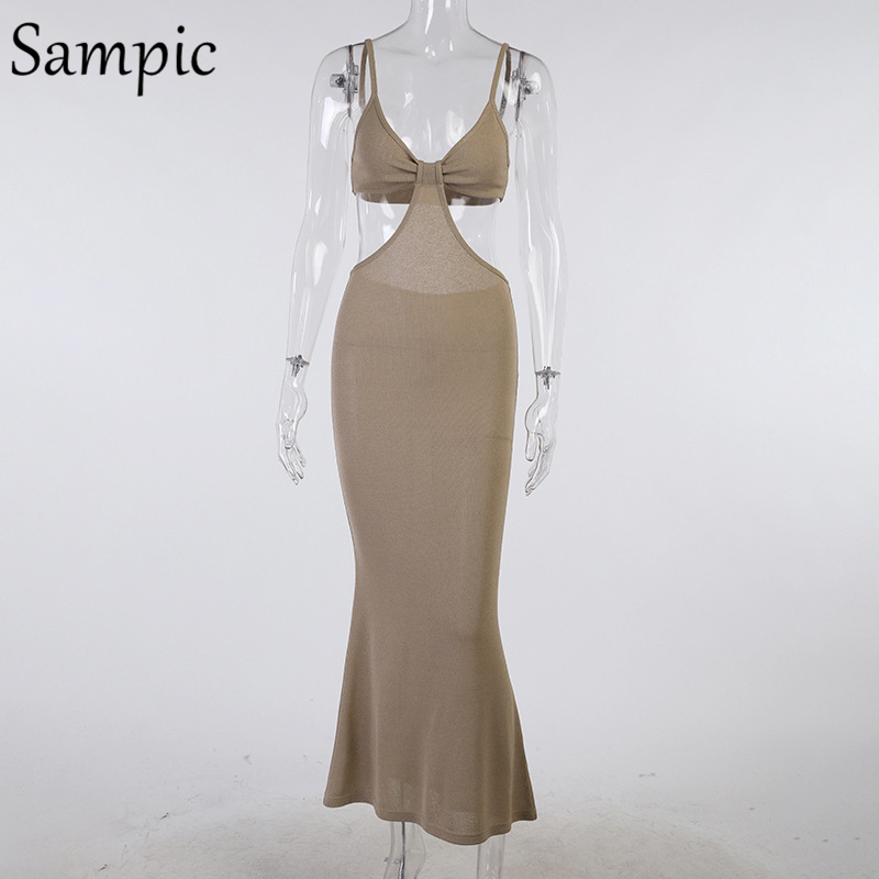 2021sampic 2021 women strap khaki hollow out long party bodycon dress ladies v neck backless night club cut out wrap dress, Black;gray
2021sampic 2021 women strap khaki hollow out long party bodycon dress ladies v neck backless night club cut out wrap dress, Black;gray