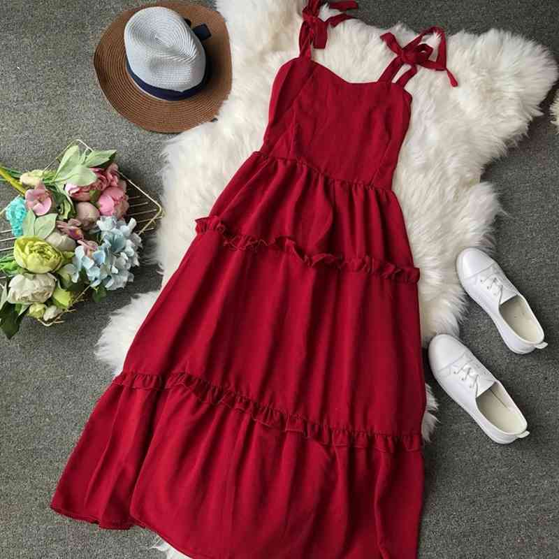 Women's Spring Summer Dress Shoulder Strap Vintage Camisole Solid V Neck High Waist Sleeveless Casual 210520, Red
Women's Spring Summer Dress Shoulder Strap Vintage Camisole Solid V Neck High Waist Sleeveless Casual 210520, Red