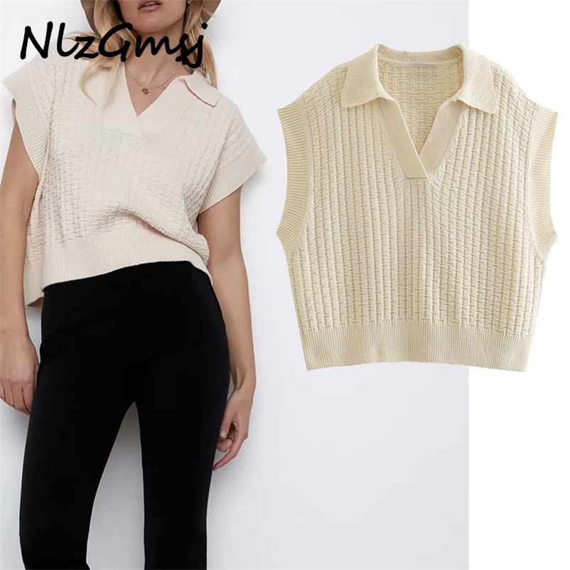 Vest Women Fashion Oversized Beige Knitted Sweater Sleeveless Female Waistcoat Chic Tops 03 210628, As picture
Vest Women Fashion Oversized Beige Knitted Sweater Sleeveless Female Waistcoat Chic Tops 03 210628, As picture