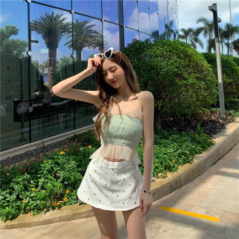 Europe Sexy Strapless Breast Wrap Women's Mesh Lace Big Bust Top Bra Summer Tops Short Comfortable Tank 7PNV 210603