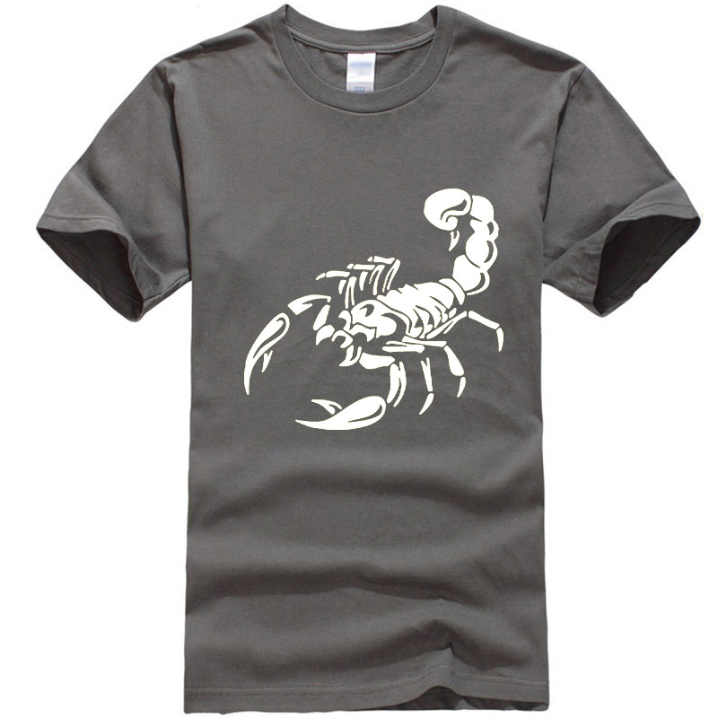 Mens High Quality 100% Cotton Short Sleeve T-Shirt Scorpion print o-neck men casual hip for mensoccer jersey, Gray;blue
Mens High Quality 100% Cotton Short Sleeve T-Shirt Scorpion print o-neck men casual hip for mensoccer jersey, Gray;blue