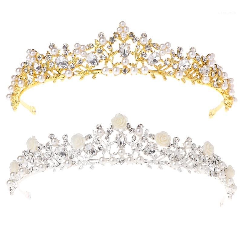 Pearl Crown Bride Wedding Tiara Princess Jewelry Women Luxury Queen Decoration Dropship Hair Clips & Barrettes, Golden;silver
Pearl Crown Bride Wedding Tiara Princess Jewelry Women Luxury Queen Decoration Dropship Hair Clips & Barrettes, Golden;silver