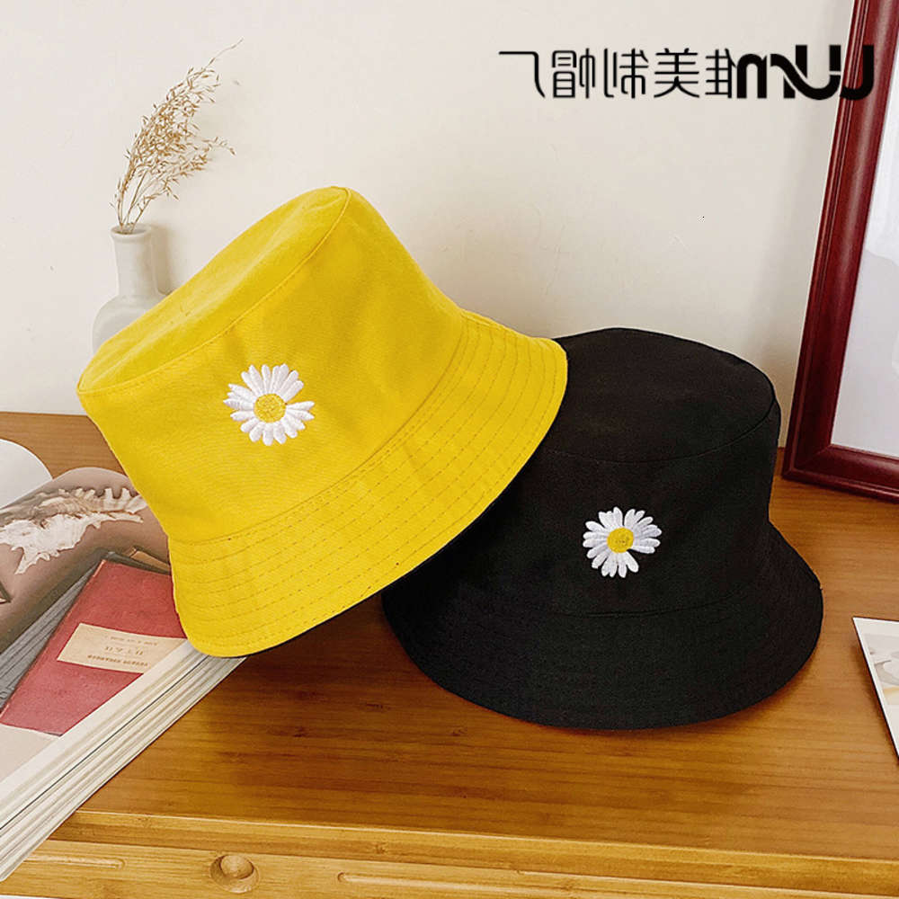 Sun hat for children Little Daisy ins GD same double-sided fisherman's Women's summer Korean fashion sun shading small basin Hat, Yellow
Sun hat for children Little Daisy ins GD same double-sided fisherman's Women's summer Korean fashion sun shading small basin Hat, Yellow