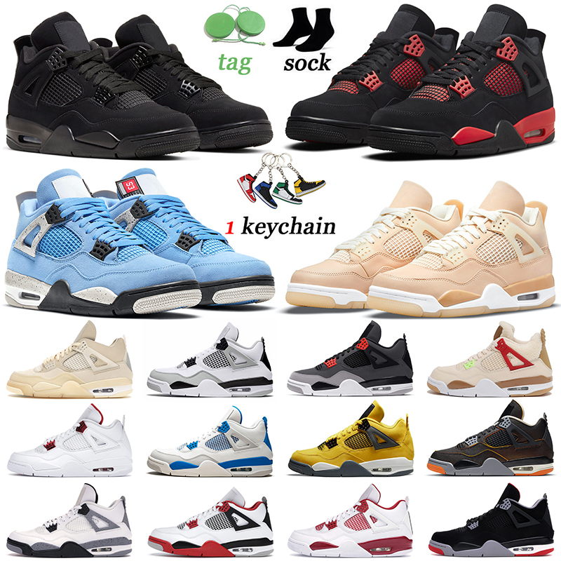 4 4s Jumpman Men Basketball Shoes Red Thunder University Blue Wild Things Military Black Cat Shimmer Infrared Women Mens Trainers Outdoor Sports Sneakers
4 4s Jumpman Men Basketball Shoes Red Thunder University Blue Wild Things Military Black Cat Shimmer Infrared Women Mens Trainers Outdoor Sports Sneakers