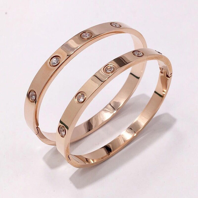 2021 friendship bracelets mens gold bangles design womens couple friend customized stainless steel 10 diamonds personalised love bracelet si, Black
2021 friendship bracelets mens gold bangles design womens couple friend customized stainless steel 10 diamonds personalised love bracelet si, Black
