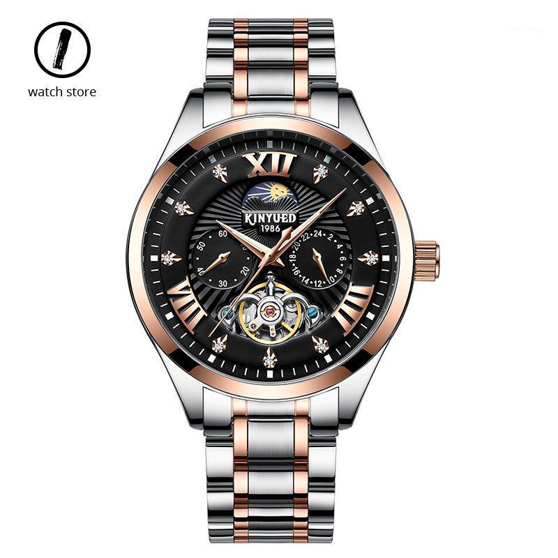 Switzerland Mechanical Watches Men Fashion Automatic Tourbillon Sports Waterproof Men's Watch Top Relogio Masculino Wristwatche Wristwatches, Rose-black-leather
Switzerland Mechanical Watches Men Fashion Automatic Tourbillon Sports Waterproof Men's Watch Top Relogio Masculino Wristwatche Wristwatches, Rose-black-leather