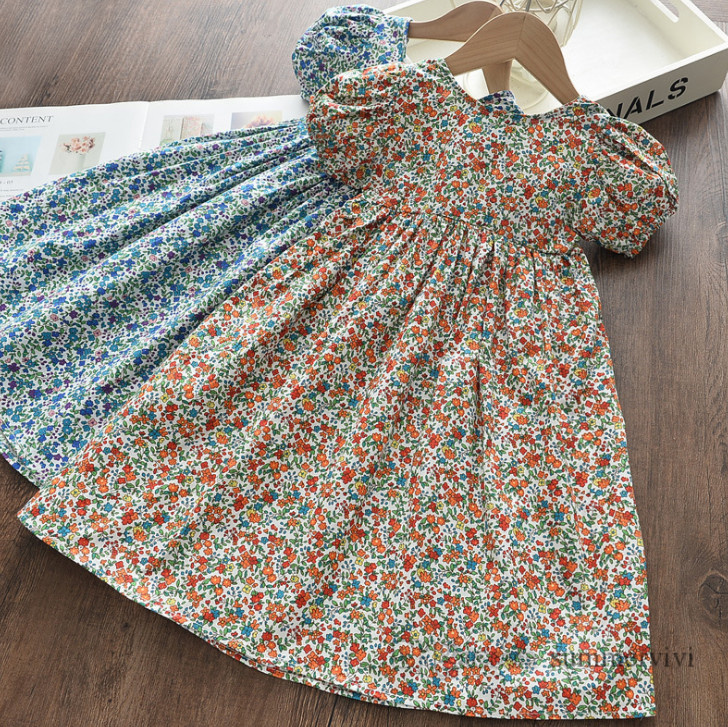 Girls floral printed dresses summer kids back cross bind backless dress sweet children puff sleeve princess clothing Q0469, Red;yellow
Girls floral printed dresses summer kids back cross bind backless dress sweet children puff sleeve princess clothing Q0469, Red;yellow