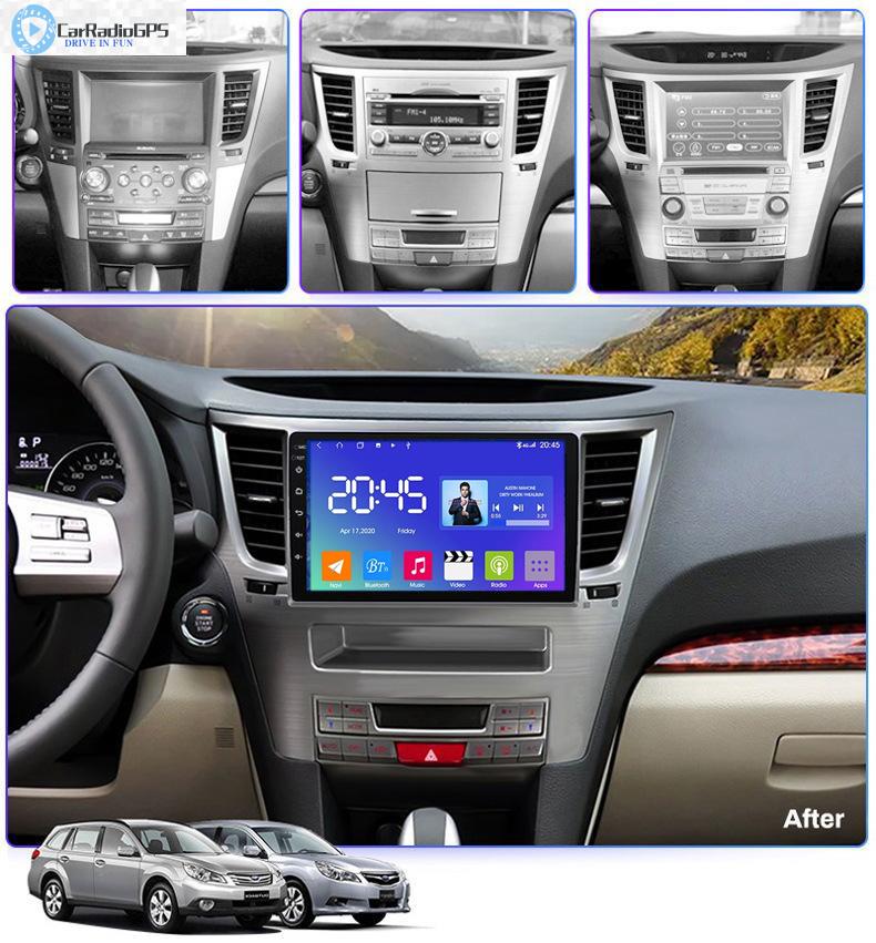Android Car Dvd Radio Player for Subaru Outback 2009-2014 Multimedia Stereo Navigation GPS Video IPS Playstore Support Steer Wheel Control