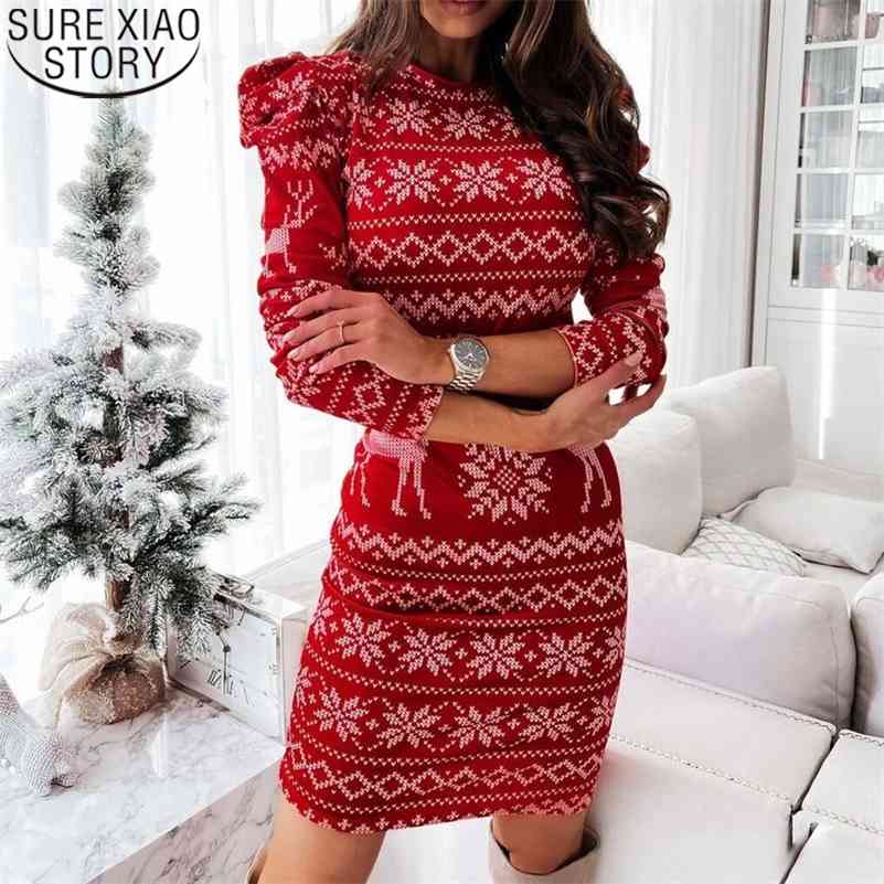 Spring Fashion Christmas Dresses Women High Waist Dress Knitted Cotton Floral Print O-neck Knee-lengrth Chic Vestido 210519, Green
Spring Fashion Christmas Dresses Women High Waist Dress Knitted Cotton Floral Print O-neck Knee-lengrth Chic Vestido 210519, Green