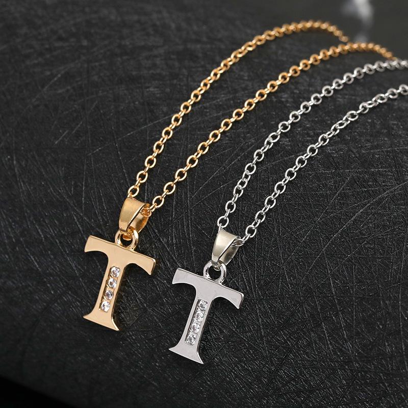 Pendant Necklaces 26 English Letters T Fashion Lucky Necklace Alphabet Initial Sign Mother Friend Family Name Gift Jewelry
Pendant Necklaces 26 English Letters T Fashion Lucky Necklace Alphabet Initial Sign Mother Friend Family Name Gift Jewelry
