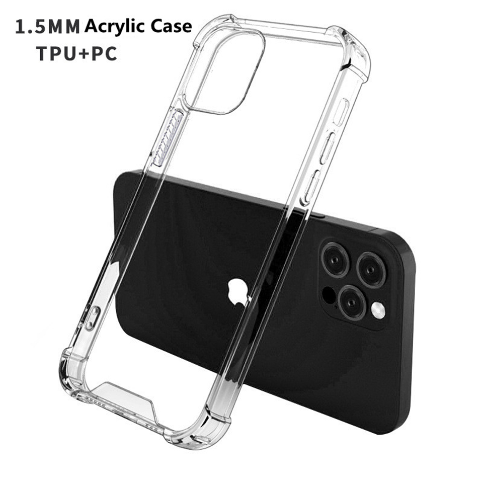 Transparent Clear Phone Cases for iphone 7 8 plus XS XR XSmax 11 12 13 Pro with four corner bumper acrylic back cover case
Transparent Clear Phone Cases for iphone 7 8 plus XS XR XSmax 11 12 13 Pro with four corner bumper acrylic back cover case