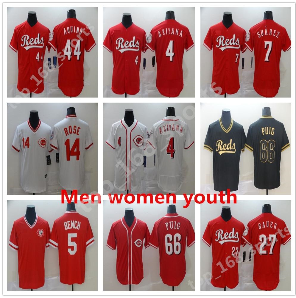 2021 Men Baseball Cincinnatis 7 Eugenio Suarez Jersey 4 Shogo Akiyama 44 Aristides Aquino 27 Trevor Bauer Home Red Team White Stitched, As pic
2021 Men Baseball Cincinnatis 7 Eugenio Suarez Jersey 4 Shogo Akiyama 44 Aristides Aquino 27 Trevor Bauer Home Red Team White Stitched, As pic