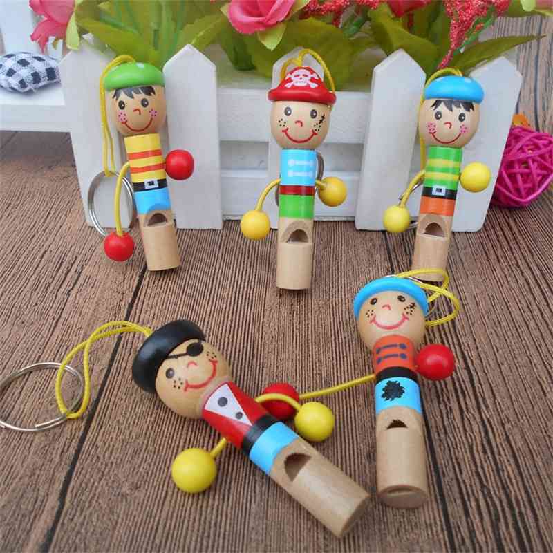 Wooden cartoon pirate whistle key chain boys and girls toys 3-7 years old musical instrument 002
Wooden cartoon pirate whistle key chain boys and girls toys 3-7 years old musical instrument 002
